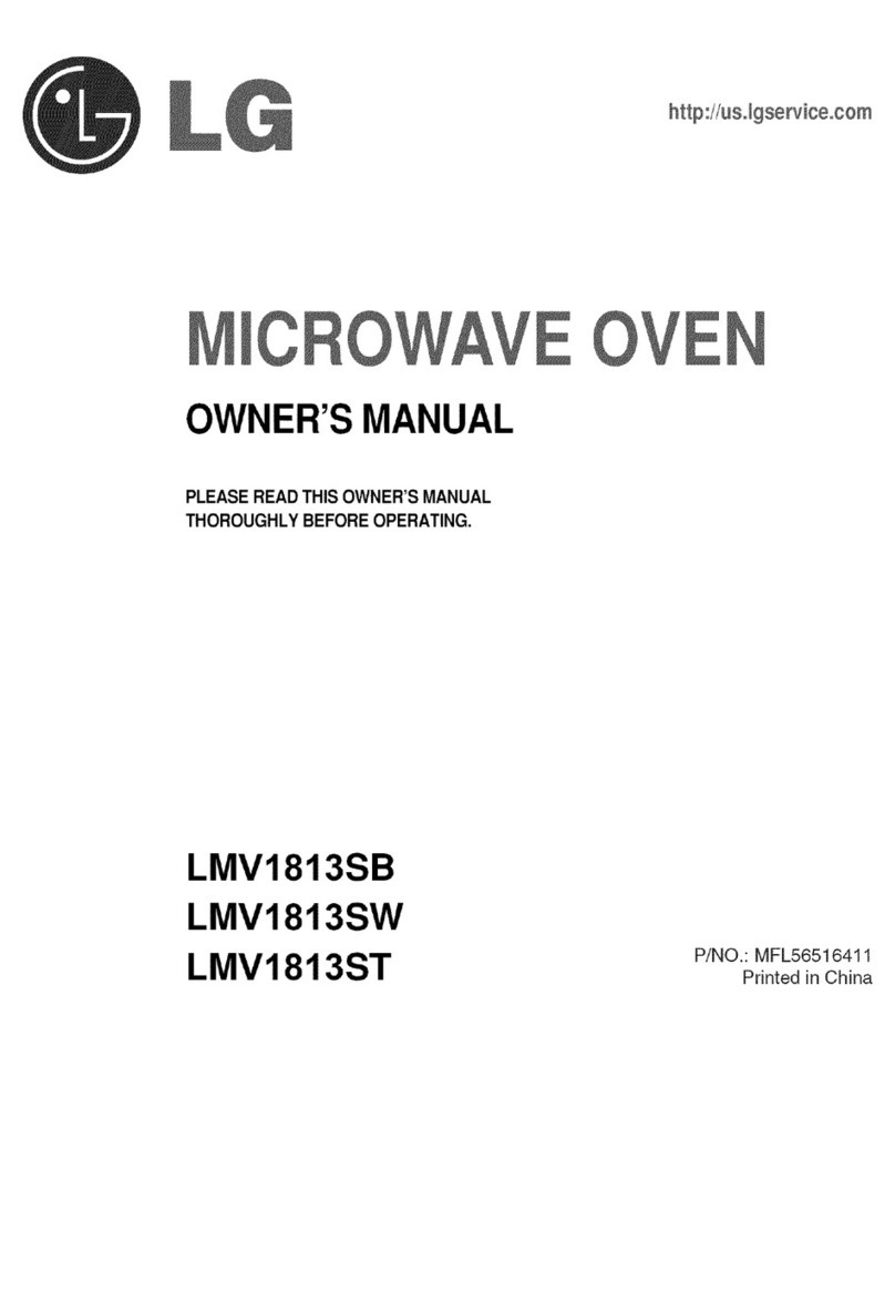 LG LMV1813SB owner's manual
