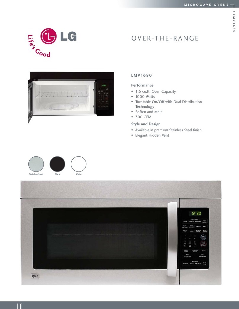 LG LMV1680 Specifications