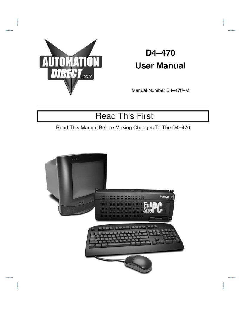 Automationdirect.com D4-470 user manual