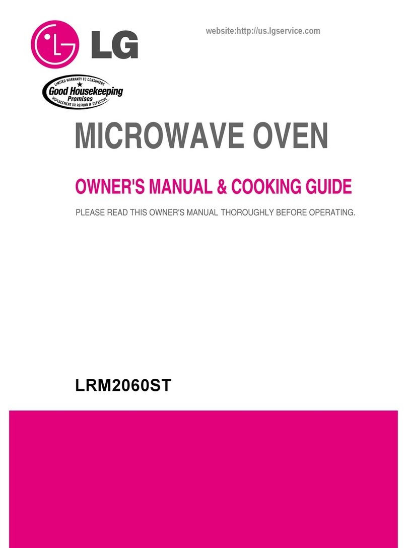 LG LRM2060ST - Countertop Microwave Oven Use and care manual LG LRM2060ST - Countertop Microwave Oven Use and care manual