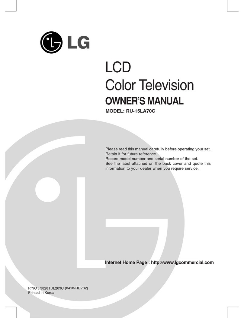 LG RU-15LA70C User manual