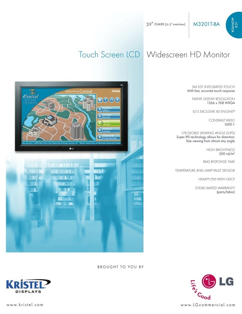 LG M3201T-BA User manual