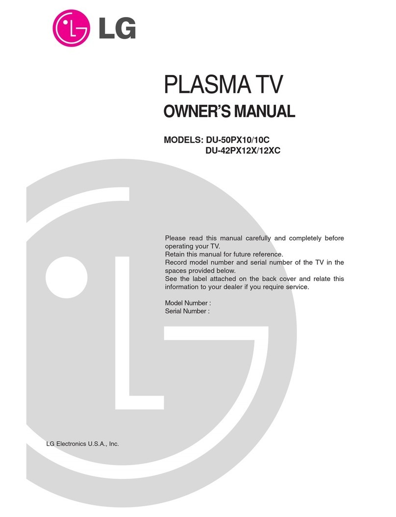 LG DU-50PX10/10C User manual