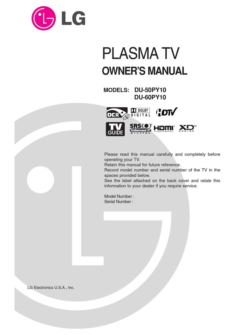 LG DU-50PY10 User manual