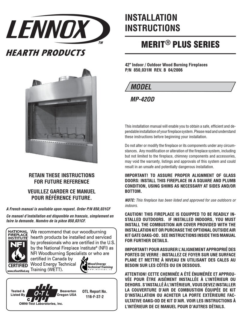 Lennox MP-42OD User manual
