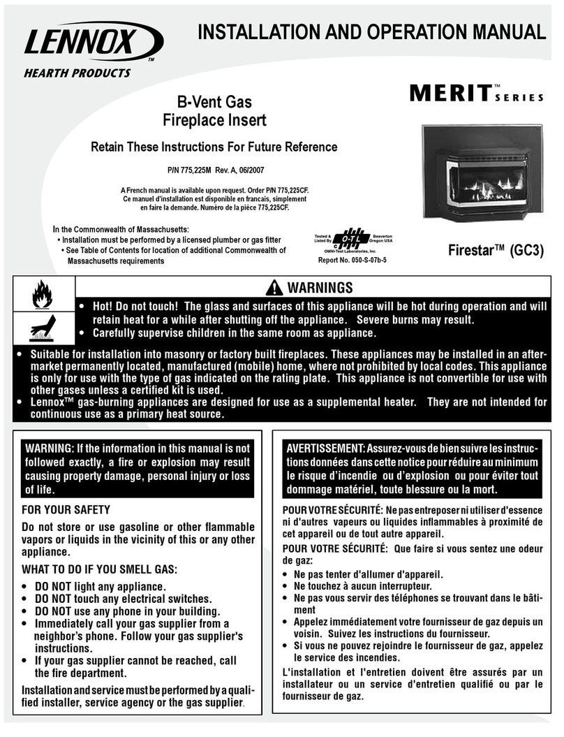 LG B-VENT GAS GC3 Installation and operation manual