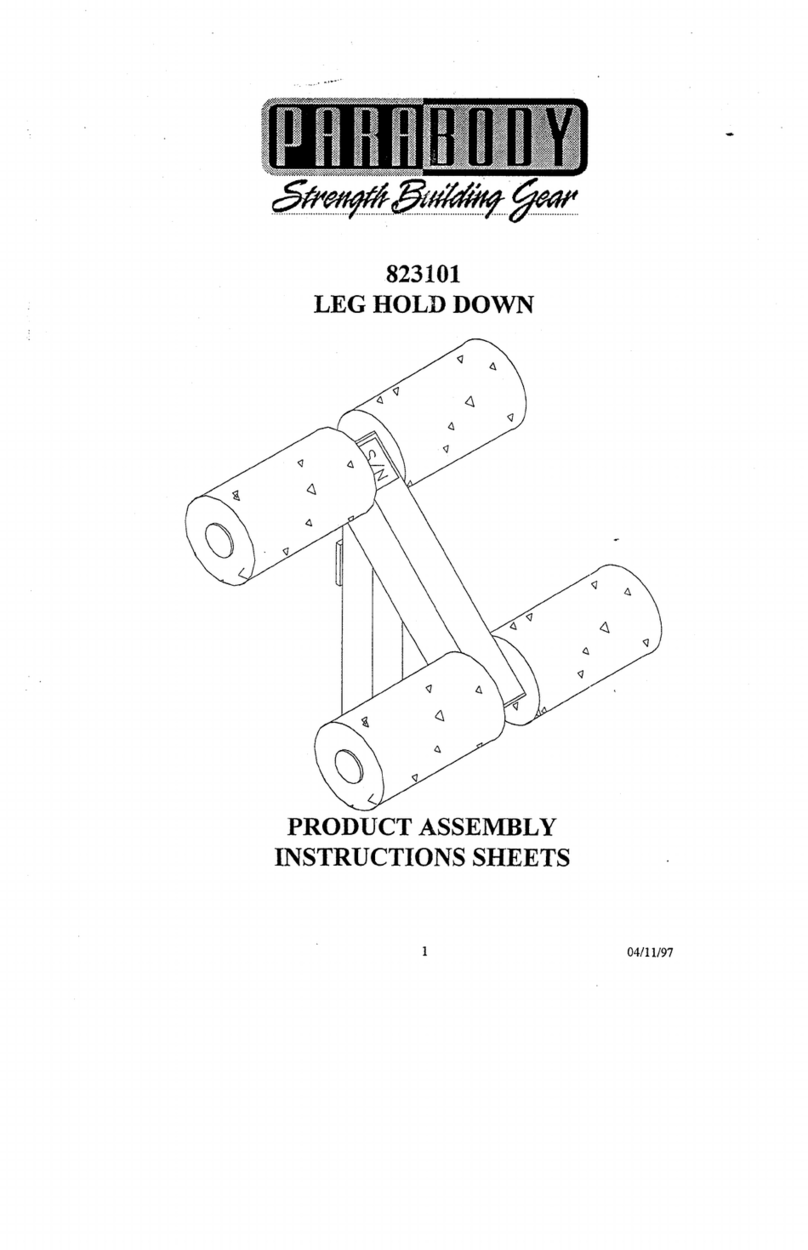 ParaBody Leg Hold Down 823101 User manual