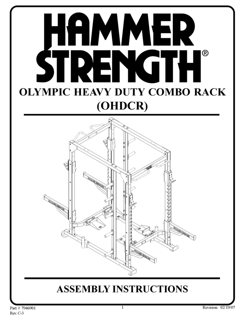 Hammer Strength OHDCR Assembly instructions