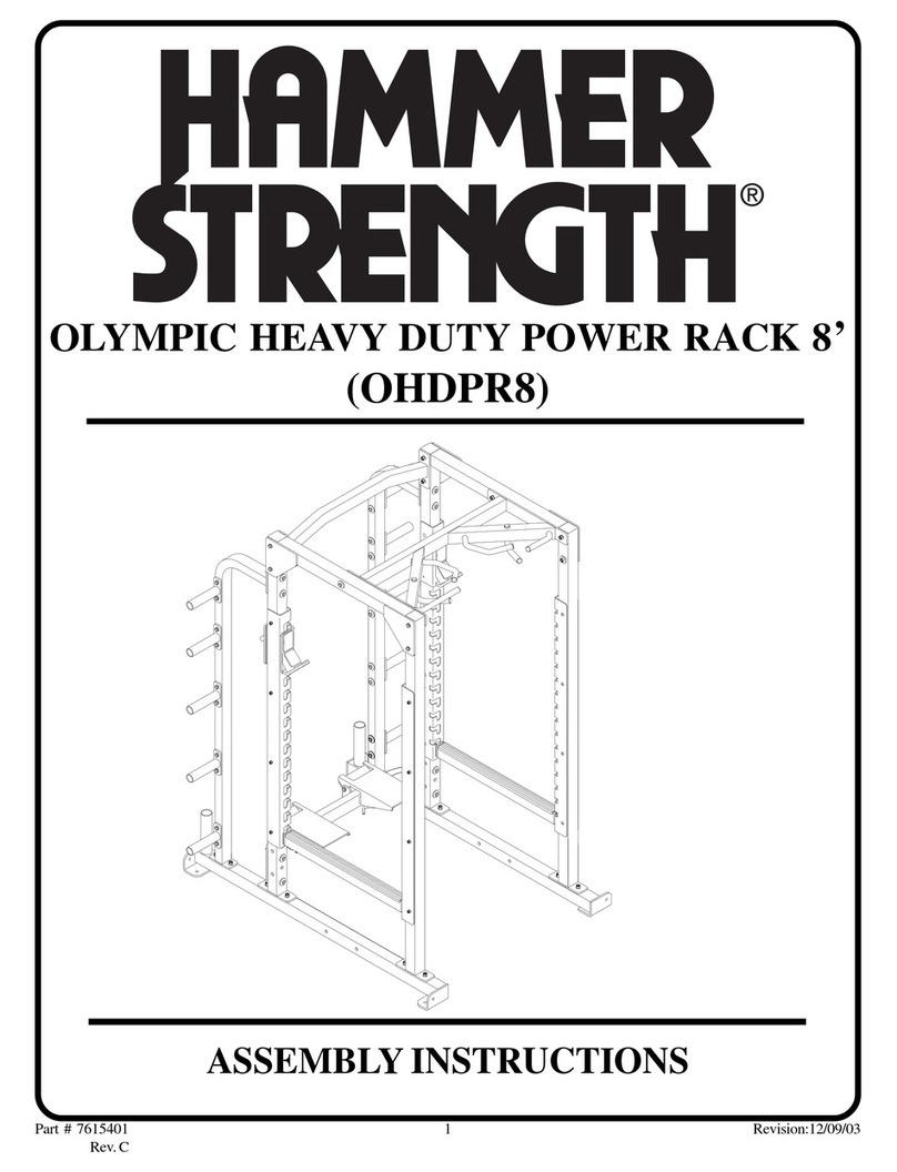 Hammer Strength OHDPR8 Assembly instructions