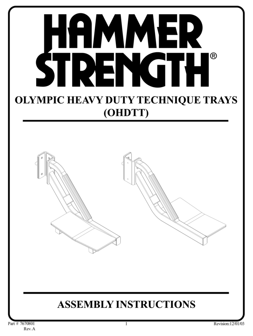 Hammer Strength OHDTT Assembly instructions