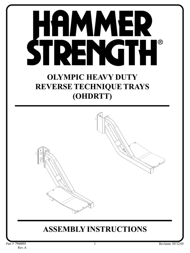 Hammer Strength OHDRTT User manual