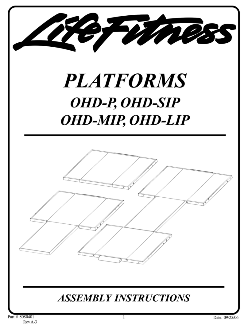 Life Fitness OHD-LIP User manual