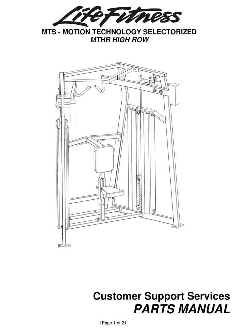 Life Fitness MTHR parts manual