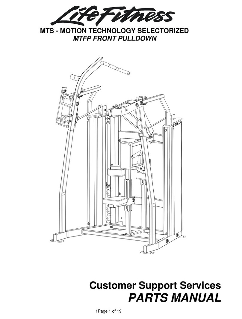 Life Fitness MTFP parts manual