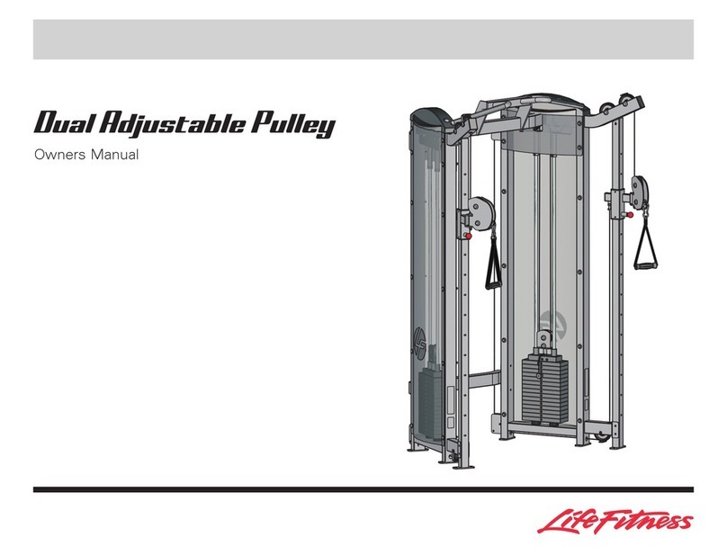 Life Fitness Dual Adjustable Pulley User manual Life Fitness Dual Adjustable Pulley User manual