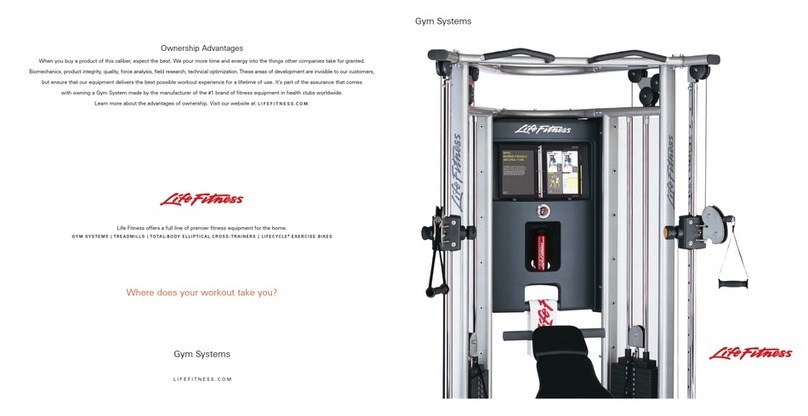 Life Fitness CM3 GS4 GS2G5 User manual
