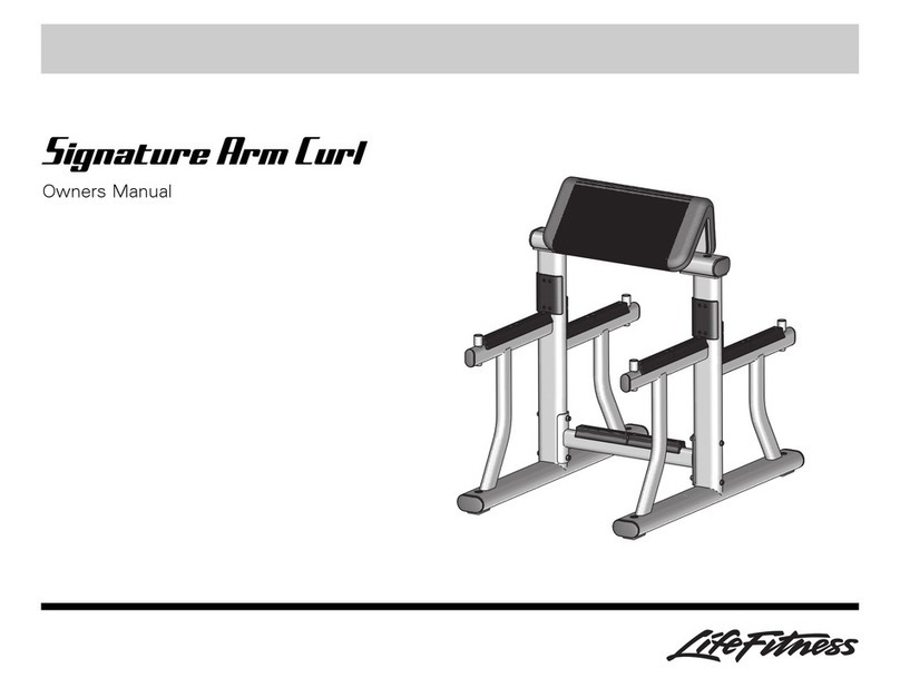 Life Fitness Signature SAC owner's manual