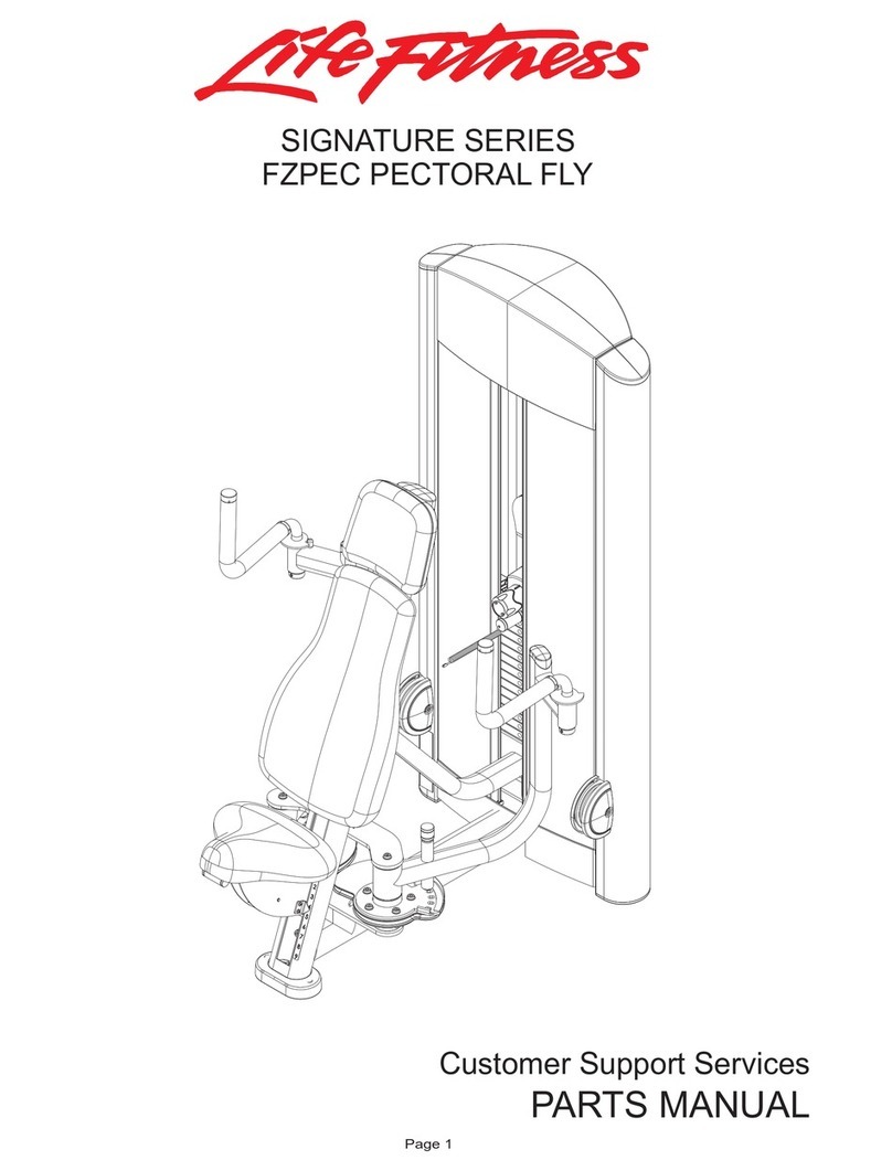 Life Fitness Signature Series FZPEC parts manual