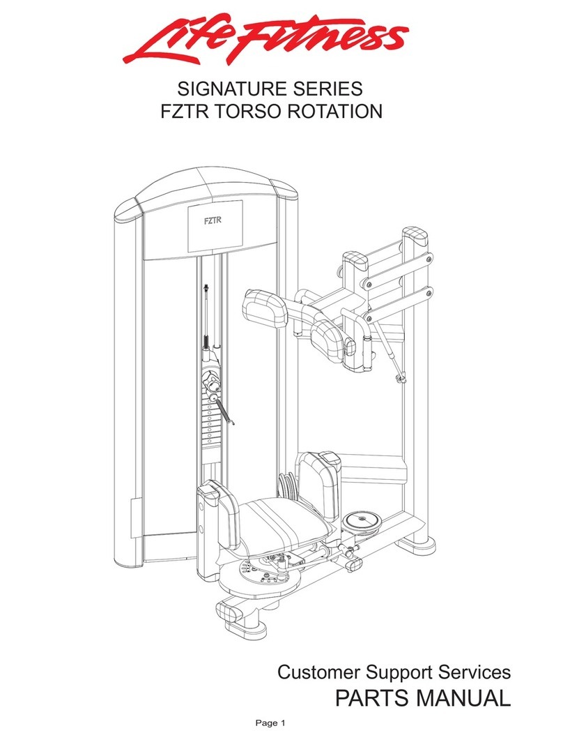 Life Fitness Signature Series FZTR User manual