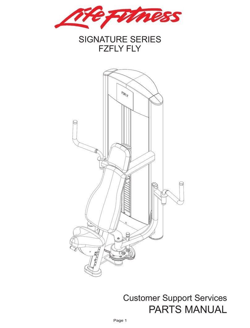Life Fitness Signature Series Fzfly Fly parts manual