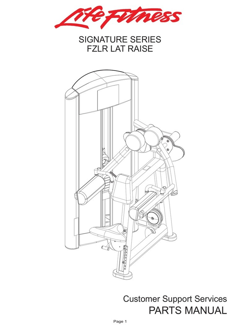 Life Fitness Signature Series FZLR User manual Life Fitness Signature Series FZLR User manual