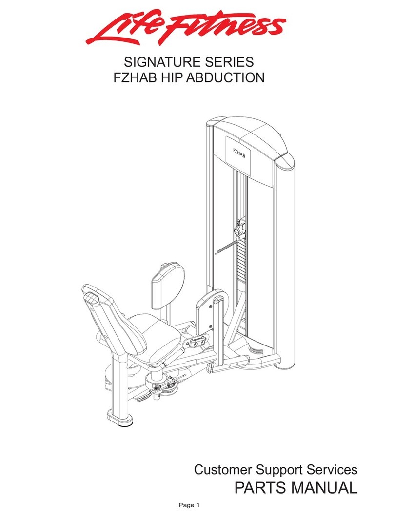 Life Fitness Signature Series FZHAB parts manual