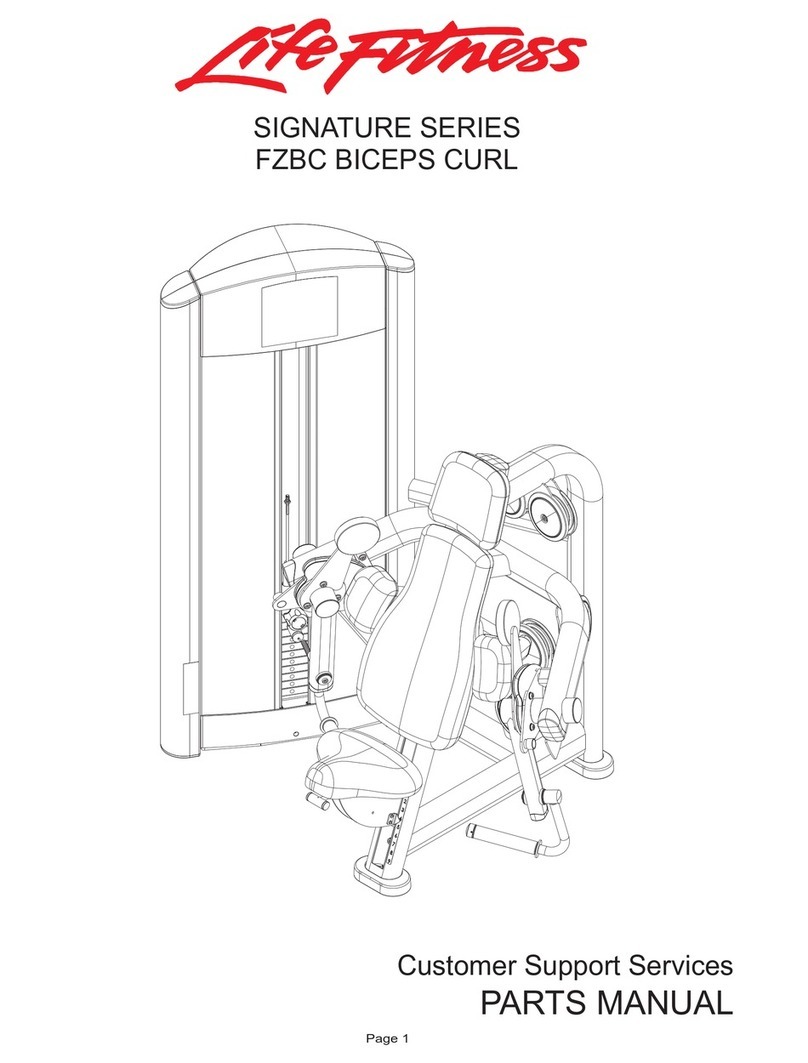 Life Fitness Signature Series FZBC parts manual