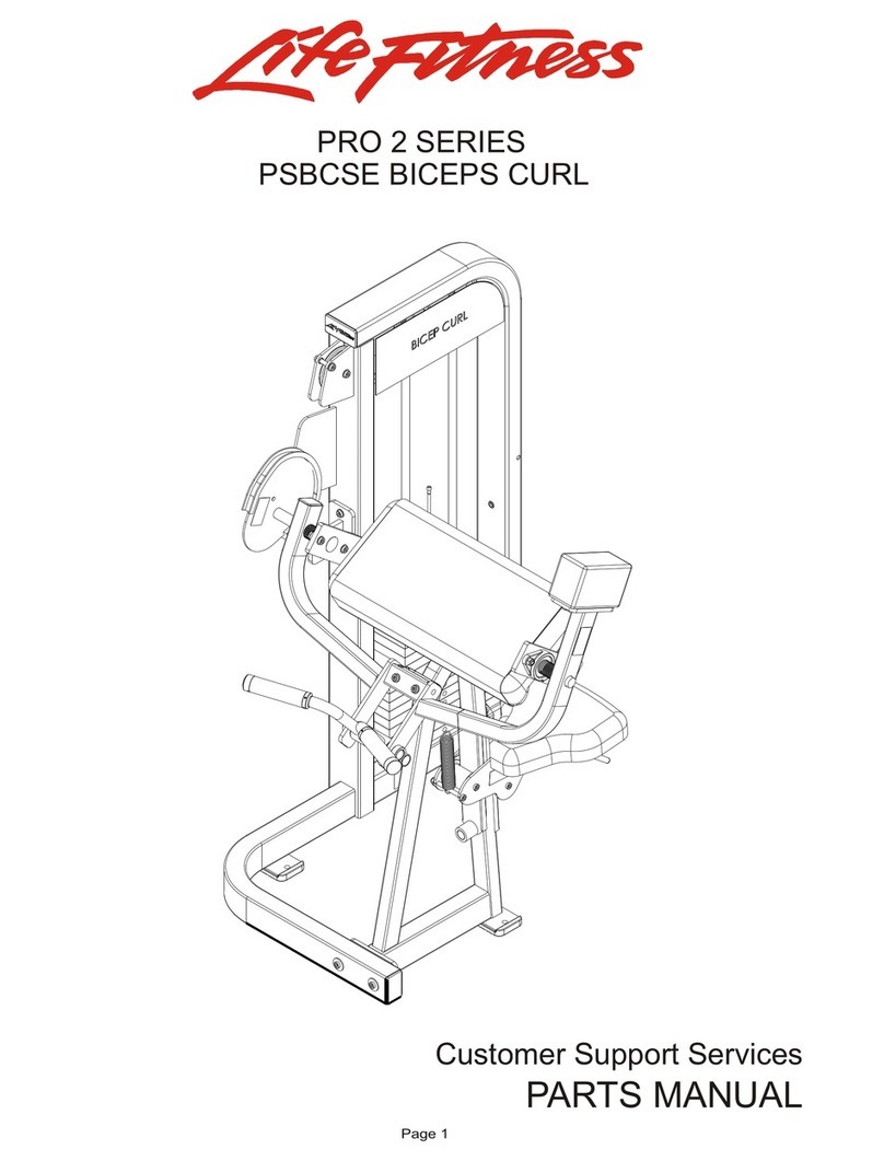 Life Fitness Pro 2 Series PSFLYSE User manual