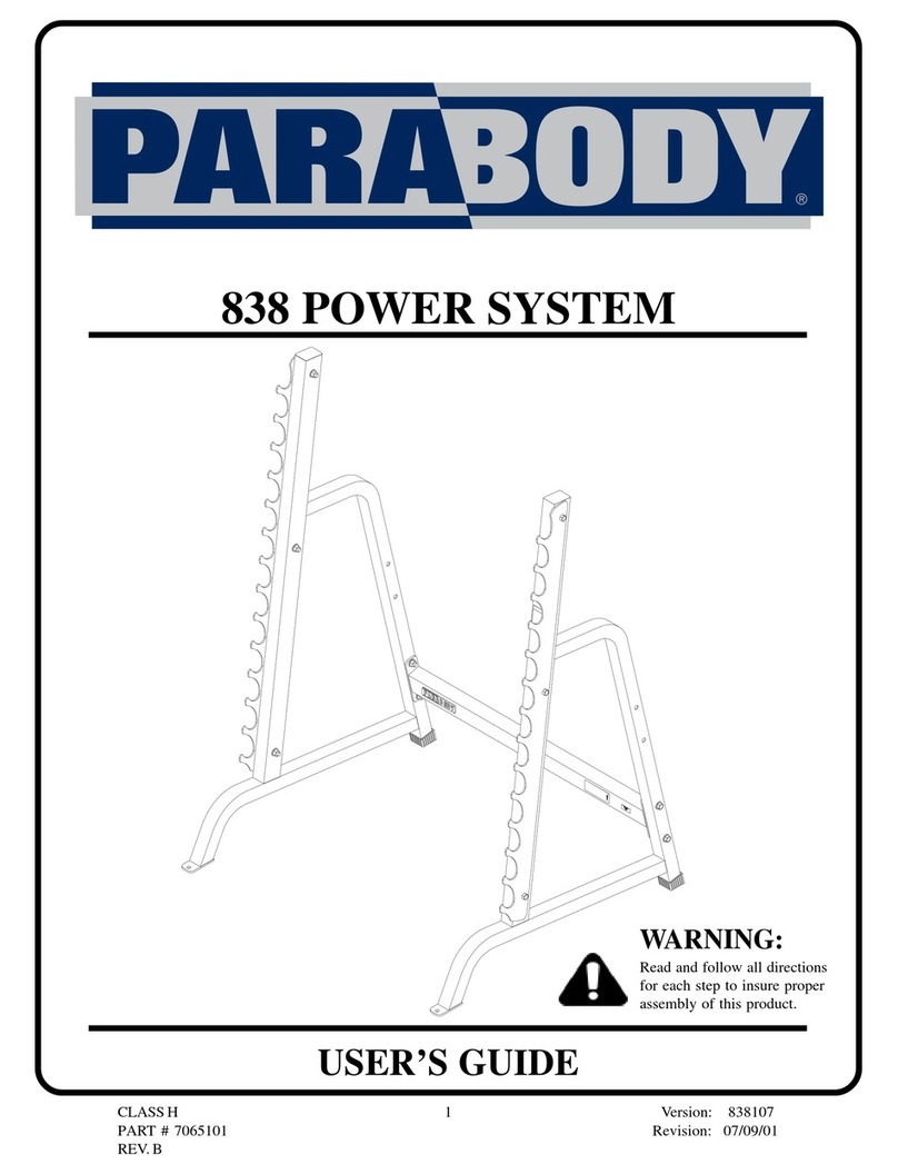 ParaBody 838 user guide