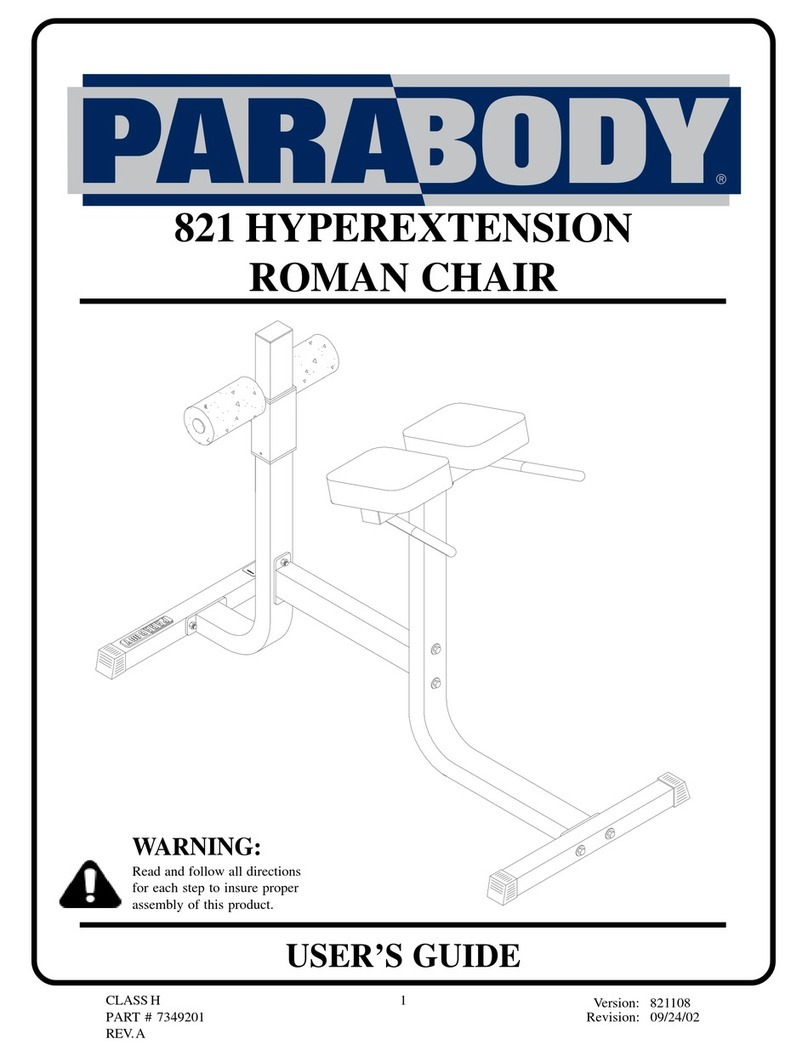 ParaBody 821 User manual