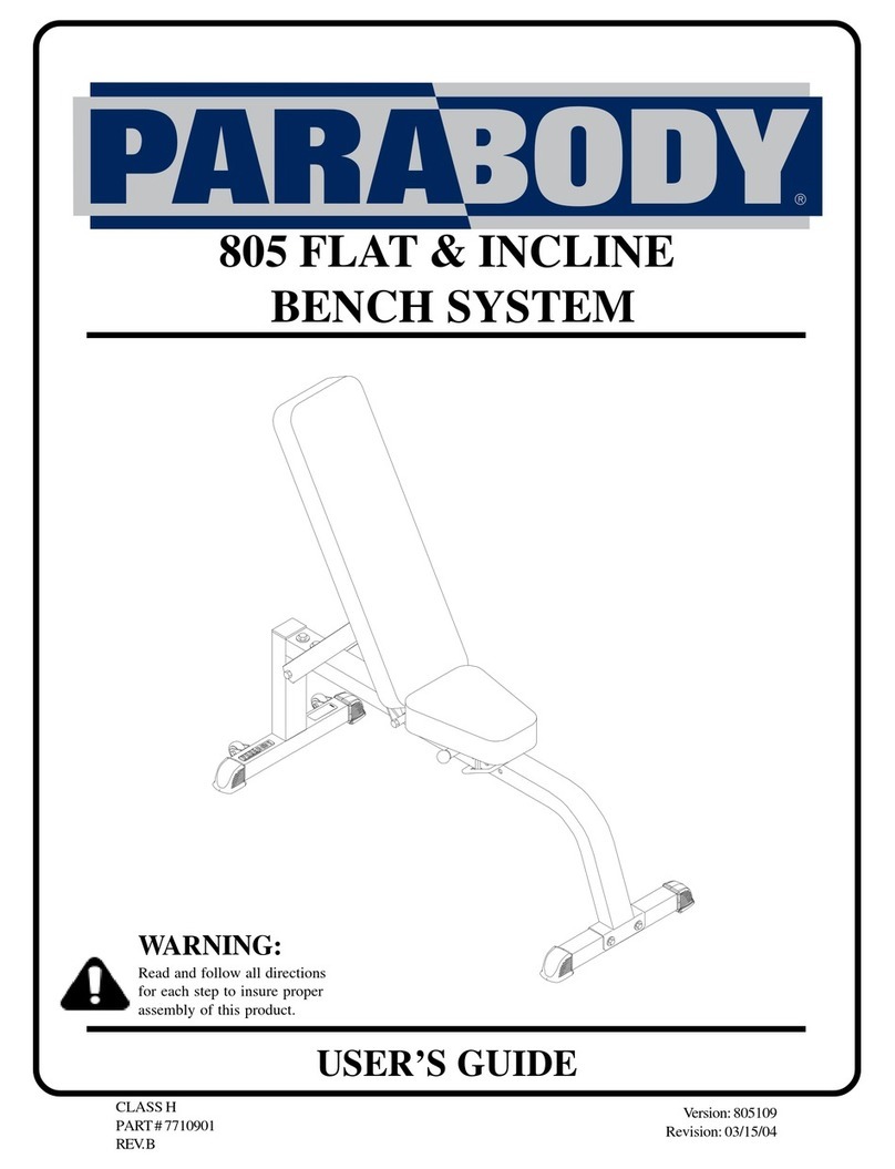 ParaBody Parabody 805 User manual