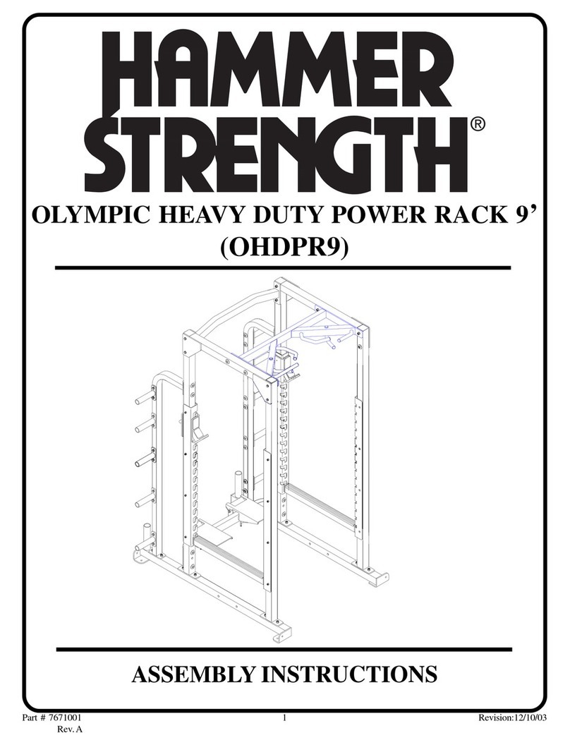 Hammer Strength OHDPR9 Assembly instructions