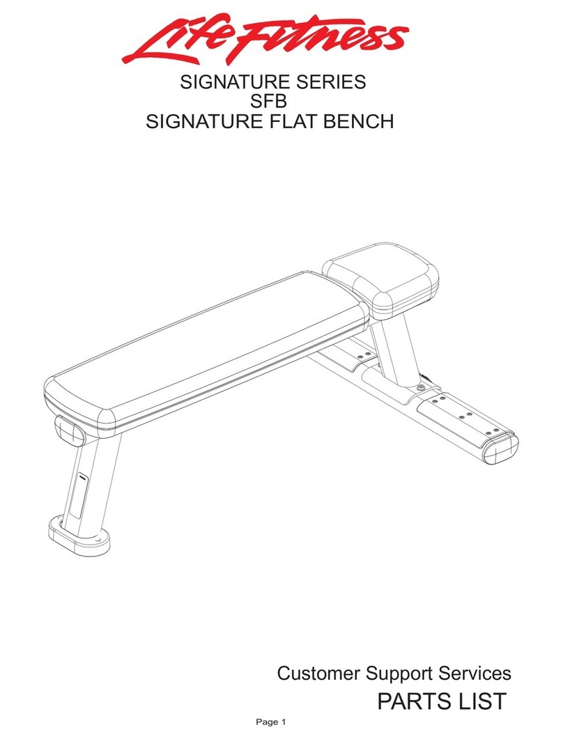 Life Fitness SFB User manual