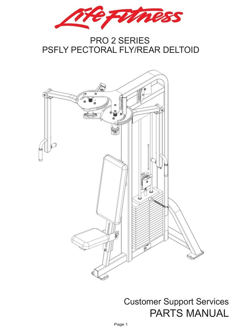 Life Fitness Pro 2 Series PSFLY User manual