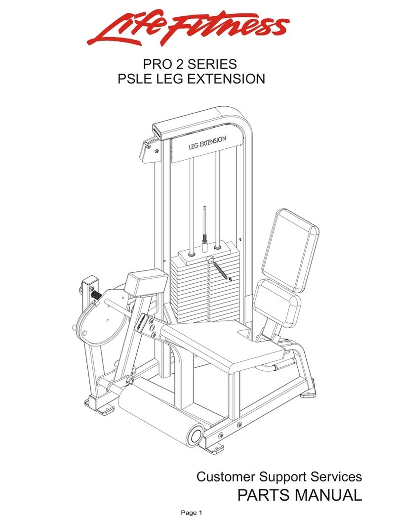 Life Fitness Pro 2 Series PSLE parts manual