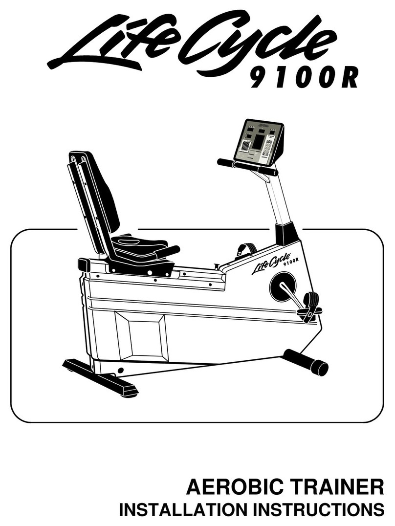 Life Fitness Lifecycle 9100R User manual
