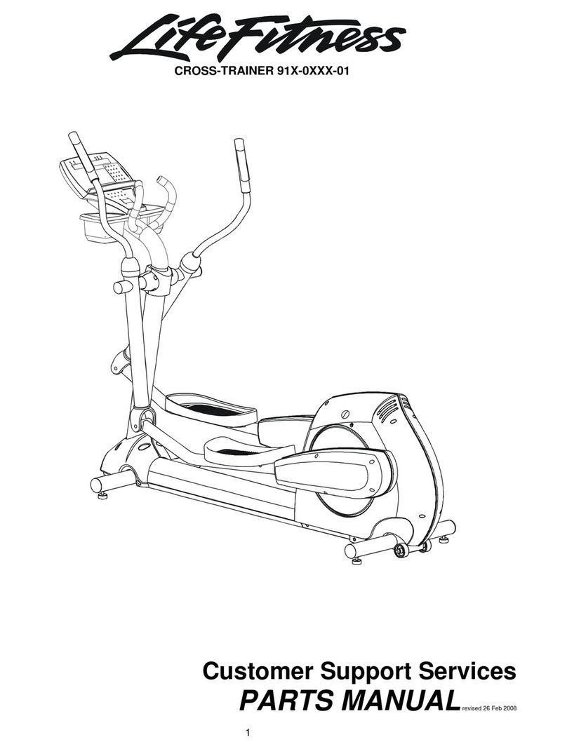 Life Fitness 91X-0XXX-01 parts manual