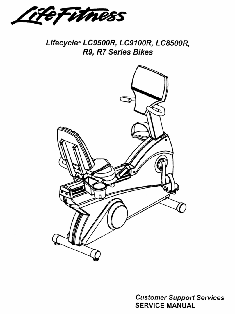 Life Fitness Lifecycle LC9100R Series Service manual Life Fitness Lifecycle LC9100R Series Service manual