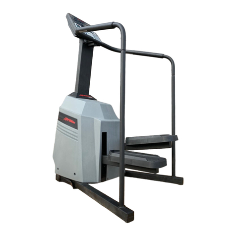Life Fitness Lifecycle upright 9500HR User manual