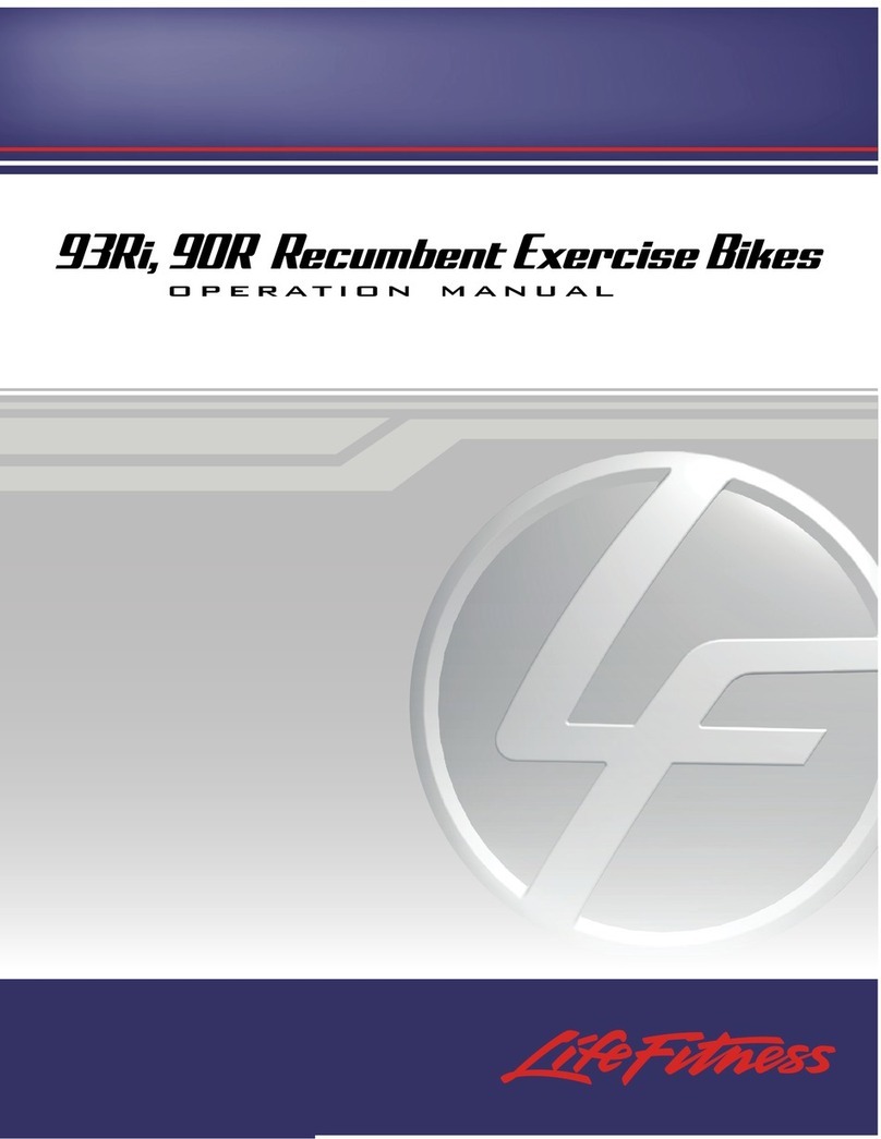 Life Fitness 93Ri Operation manual
