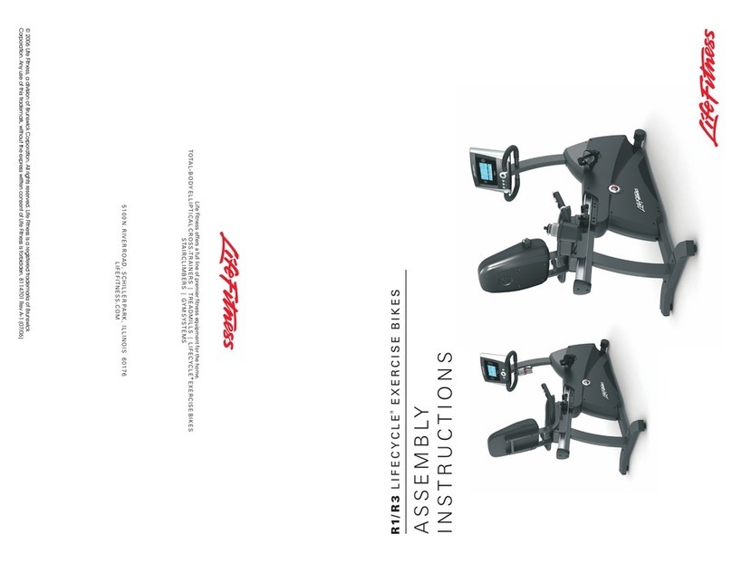 Life Fitness LIFECYCLE R1 User manual