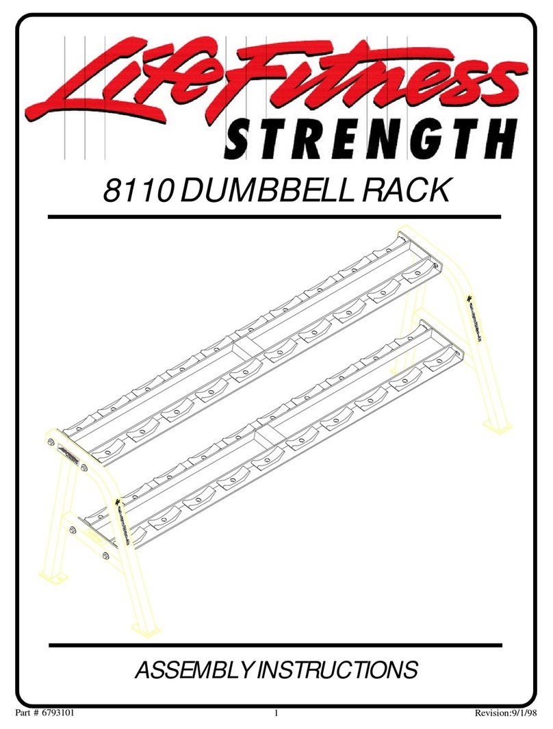 Life Fitness 8110 Assembly instructions
