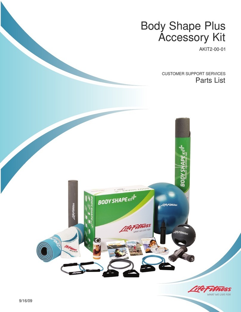 Life Fitness AKIT2-00-01 parts list