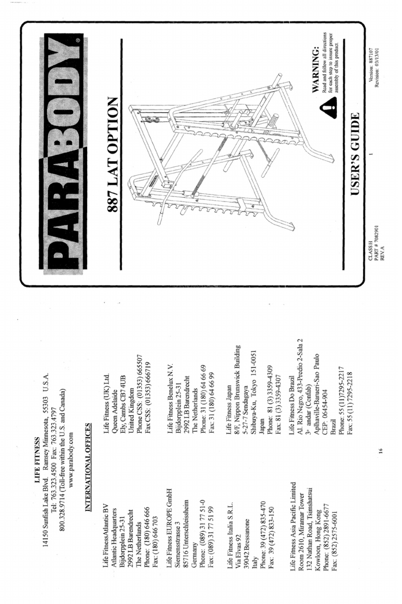 ParaBody 887 user guide