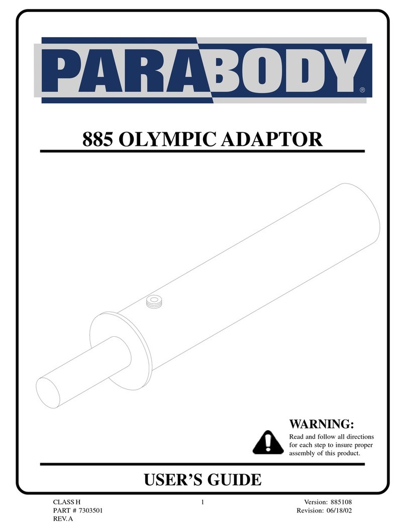 ParaBody 885 User manual