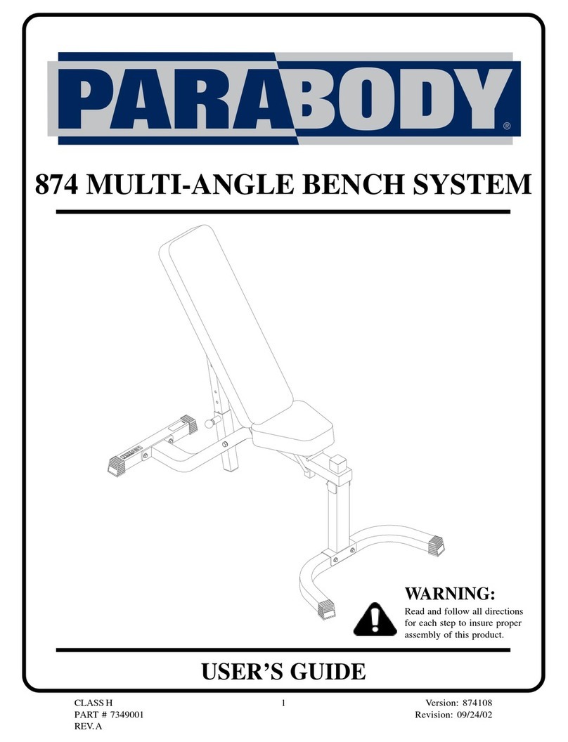 ParaBody 874 User manual ParaBody 874 User manual