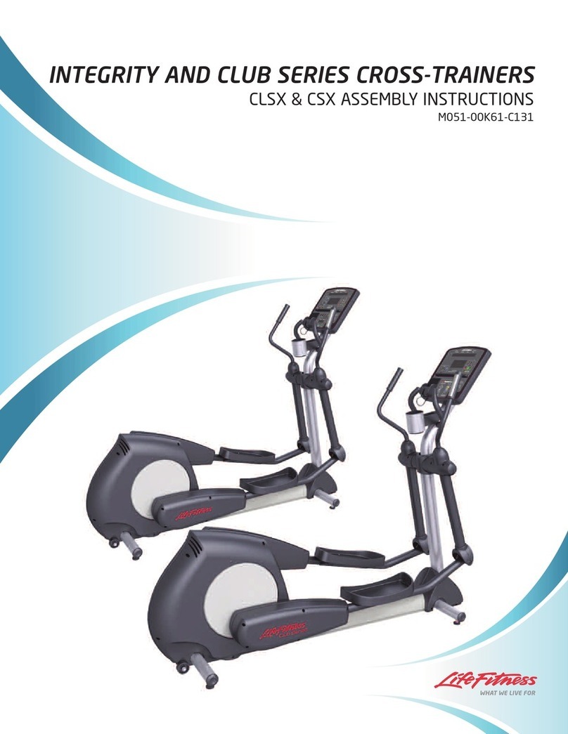 Life Fitness CLSX Assembling instructions