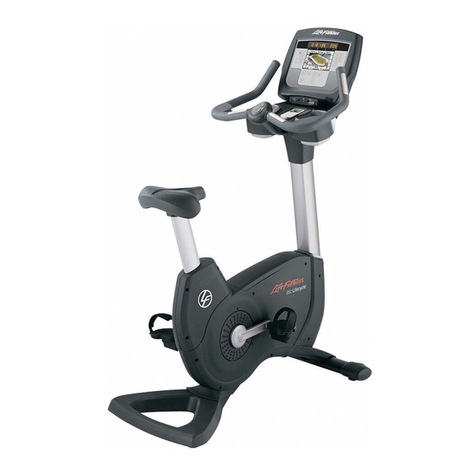 Life Fitness Exercise Bike Inspire Console 95C Lifecycle User manual