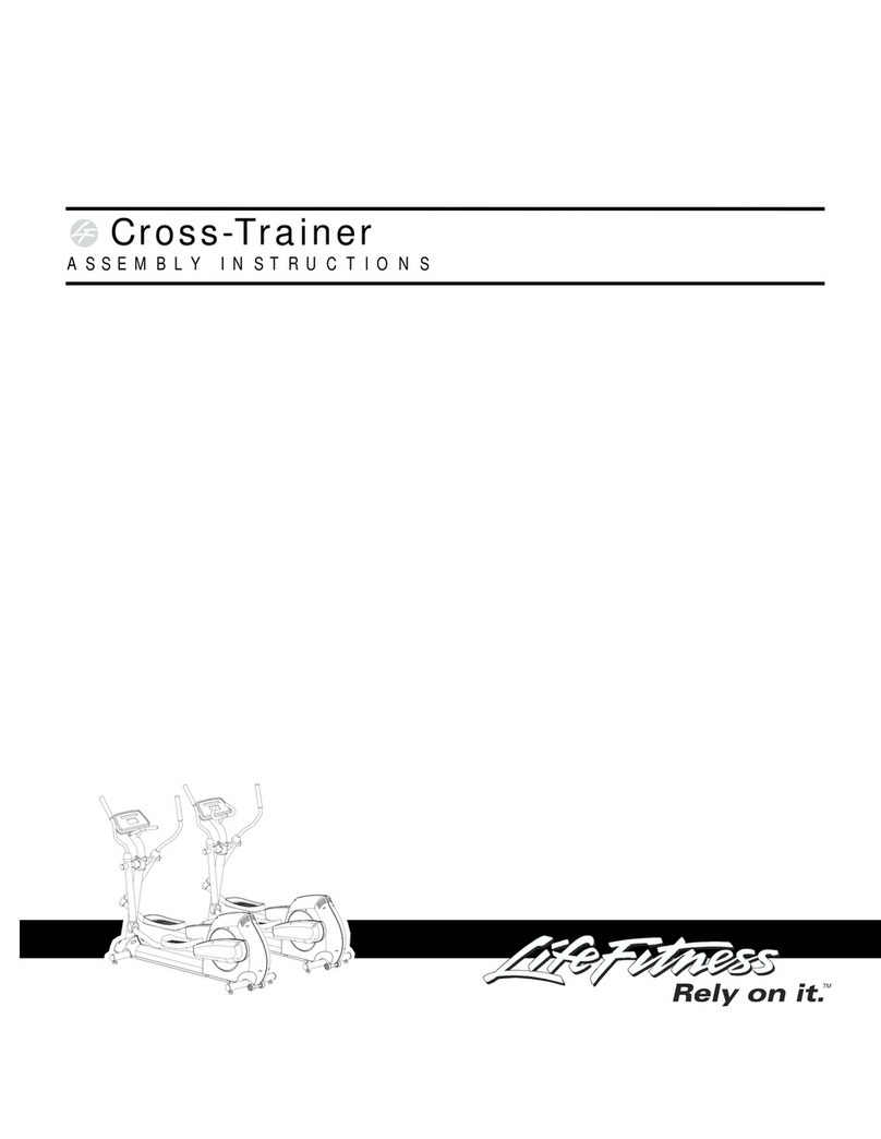 Life Fitness Lifecycle 5500HR Assembly instructions