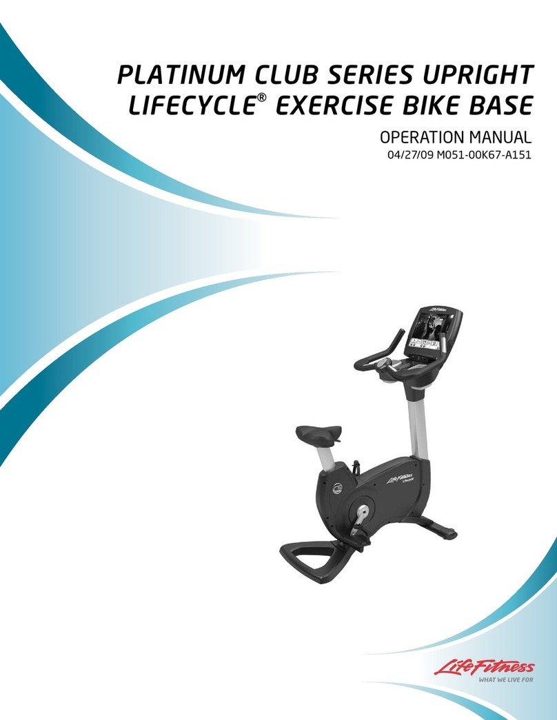 Life Fitness LIFECYCLE M051-00K67-A151 User manual